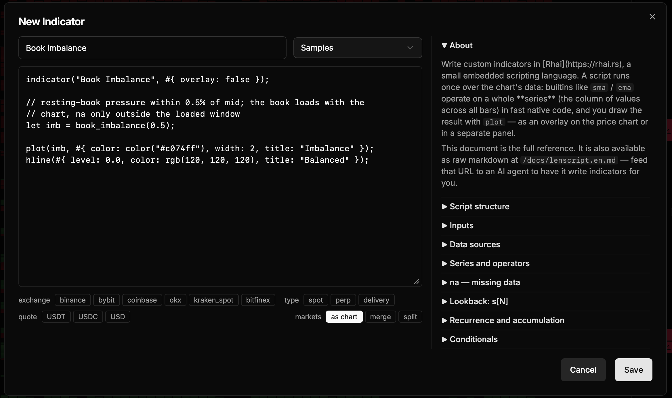 Lenscript scripting